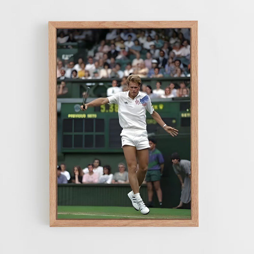 Poster Stefan edberg – affiche Tennis (vue 4)
